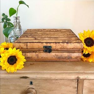 Amazing & Rare Vintage Tortoise Bamboo Box